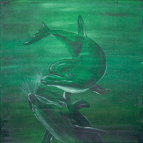 Delfine-gruen